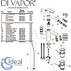 Ideal Standard Cerafine O Bidet Mixer Metal Pop-Up Waste Spares