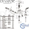 Ideal Standard Cerafine Exposed Bath Shower Mixer Accessories Spares