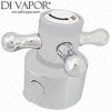 Victorian Plumbing Arezzo Shower Valve Traditional Temperature Control Handle for A7728 Thermostatic Cartridge - BC7K8K4 Compatible Spare