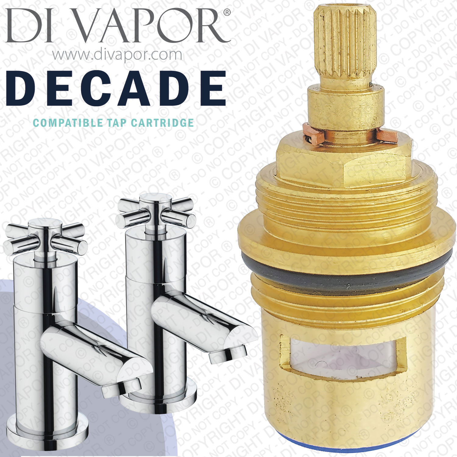 Bristan Decade Cold Tap Cartridge Compatible Spare BD7434