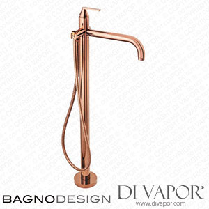 BagnoDesign BDM-BIS-451L-RCP-CNFP Bristol Floor Mounted Bath Shower Mixer without Hand Shower Spare Parts