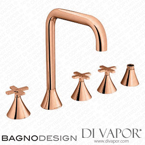 BagnoDesign BDM-BIS-453X-RCP-CNFP Bristol 5 Hole Bath/Shower Mixer without Hand Shower Spare Parts