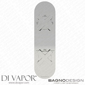 BagnoDesign BDM-BIS-T302VX-CP Bristol | Thermostatic Shower Mixer 2 Outlet Spare Parts