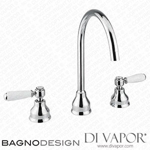 BagnoDesign BDM-MBR-303-B-CP-CNFP Malabar 3 Hole Deck Mounted Basin Mixer Spare Parts