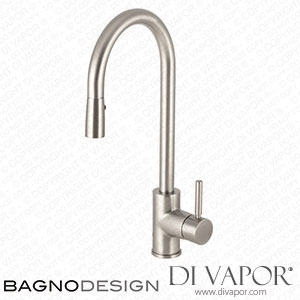 BagnoDesign BDM-MLI-611041-A-NB-CNFP M-Line Kitchen Sink Mixer with Pull Out Shower Spare Parts