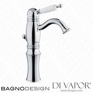 BagnoDesign BDM-PRI-112525-A-GD-CNFP Princess Nouveau Mono Tall Basin Mixer Spare Parts