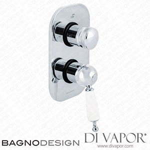 BagnoDesign BDM-PRI-512319-A-CP-CNFP Princess Nouveau Concealed Shower Mixer with 3 Way Diverter Spare Parts