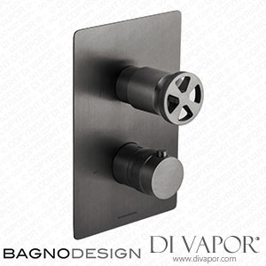BagnoDesign BDM-REV-T302-A-LZ-CNFP Revolution 2 Outlet Thermostatic Shower Mixer Spare Parts
