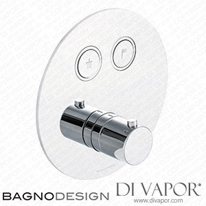 BagnoDesign BDM-TOK-T302RR-CN-LZ-CNFP Toko Round 2 Outlet Thermostatic Shower Mixer Spare Parts