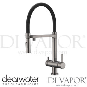 Clearwater BE7GM Bellatrix Gun Metal Filtered Water Pull Out Kitchen Mixer Tap Spare Parts
