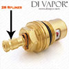 Blanco Eye Hot Tap Cartridge 1/2