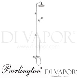 Burlington BEF2S.EXT BLA V16 Eden Thermostatic Exposed Shower Bar Valve Dual Outlet Spare Parts