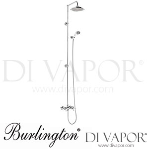 Burlington BEF2S.EXT BLA V17 Eden Thermostatic Exposed Shower Bar Valve Dual Outlet Spare Parts