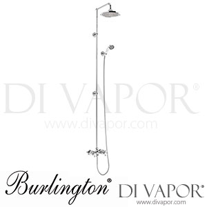 Burlington BEF2S.EXT MED_V16 Eden Thermostatic Exposed Shower Bar Valve Dual Outlet Spare Parts