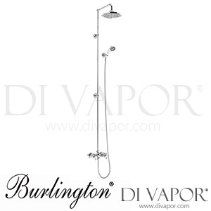 Burlington BEF2S.EXT MED_V17 Eden Thermostatic Exposed Shower Bar Valve Dual Outlet Spare Parts