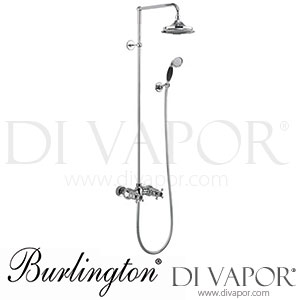 Burlington BEF2S MED_V16 Eden Thermostatic Exposed Shower Bar Valve Dual Outlet Spare Parts