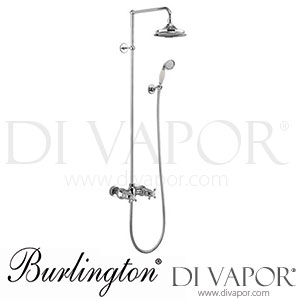 Burlington BEF2S MED_V60 Eden Thermostatic Exposed Shower Bar Valve Dual Outlet Spare Parts