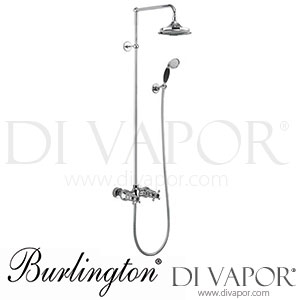 Burlington BEF2S-V16 | BEF2S+V16 Eden Thermostatic Exposed Shower Bar Valve Dual Outlet Spare Parts
