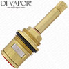 Spare Clockwise Open Flow Cartridge - BF97Y (Counterpart Thermostatic Cartridge: BRASS-THERM-CART)