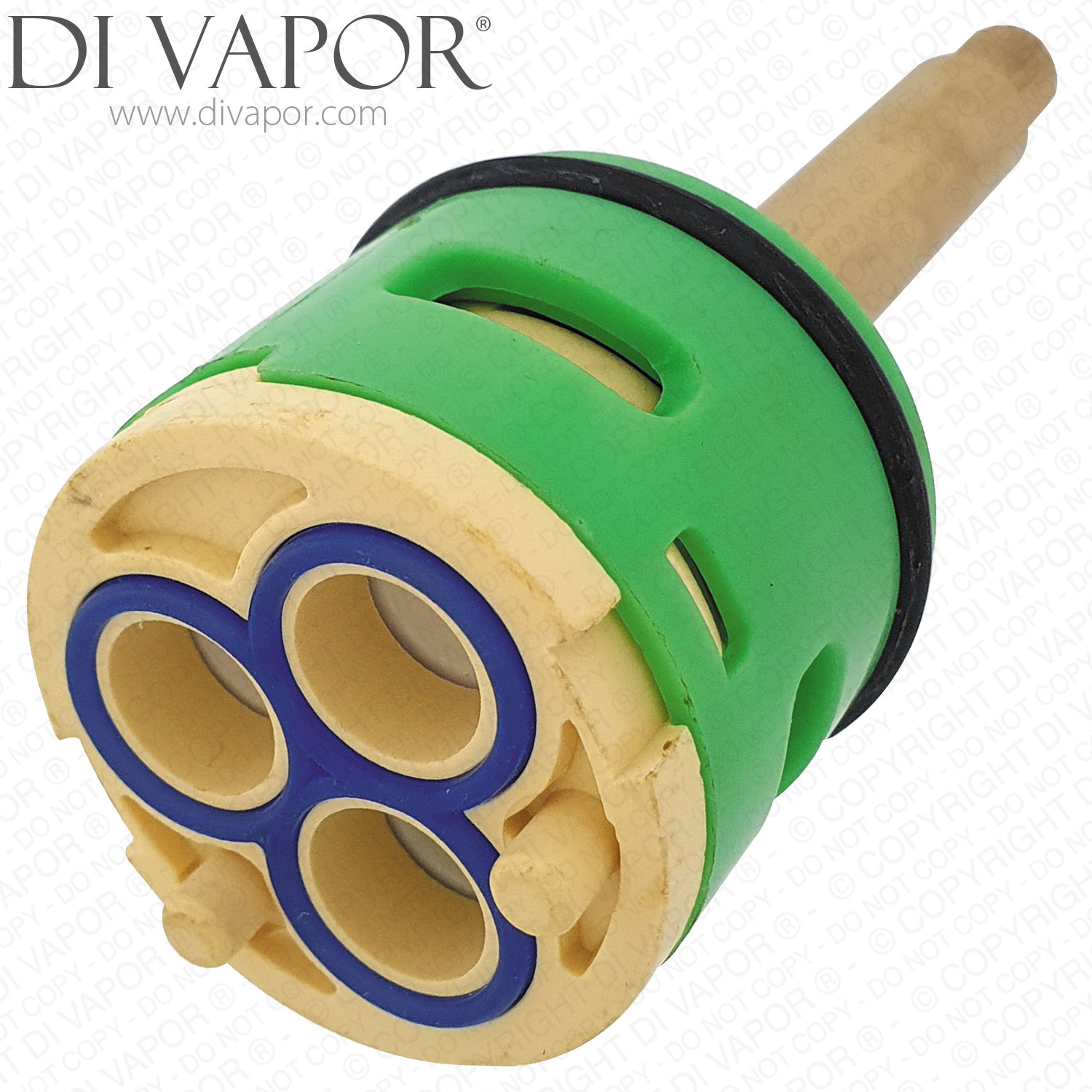 Bathaholic Shower Valve 3Way Diverter Cartridge 86mm Length BHH1672