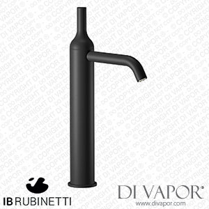 IB Rubinetti BI202NP Batli? Tall Monohole Washbasin Mixer Complete with Drain Spare Parts