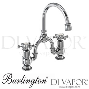 Burlington BI27 MED Birkenhead 2 Tap Hole Arch Mixer with Curved Spout (200mm Centres) Spare Parts