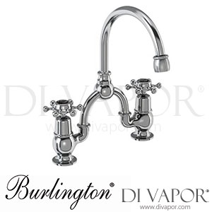 Burlington BI27-QT BLA | BI27 BLA-QT Birkenhead 2 Tap Hole Arch Mixer with Curved Spout (200mm Centres) Spare Parts