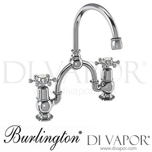 Burlington BI28 MED Birkenhead 2 Tap Hole Arch Mixer with Curved Spout (230mm Centres) Spare Parts