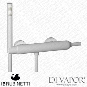 IB Rubinetti BI350BO Batli? Wall Mounted Shower Mixer with Shower Kit Spare Parts