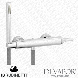 IB Rubinetti BI350CC Batli? Wall Mounted Shower Mixer with Shower Kit Spare Parts