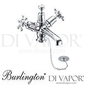 Burlington BI5 Birkenhead Basin Mixer Tap with Plug & Chain Waste Spare Parts