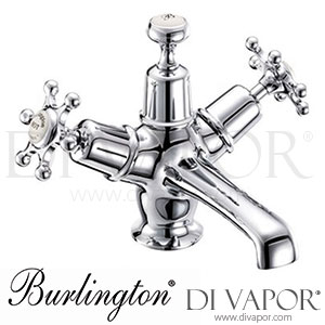 Burlington BI6-QT Birkenhead Basin Mixer Tap with Click-Clack Waste Spare Parts