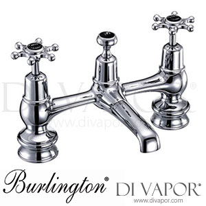 Burlington BIR10-QT BLA |BIR10 BLA-QT Birkenhead Regent 2 Tap Hole Bridge Basin Mixer Tap Spare Parts