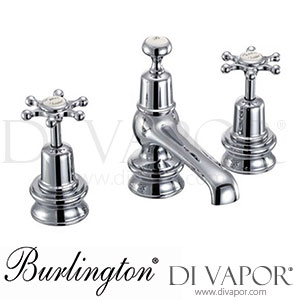 Burlington BIR12 MED Birkenhead Regent 3 Tap Hole Mixer with Pop-Up Waste Spare Parts