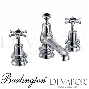 Burlington BIR12-QT BLA | BIR12 BLA-QT Birkenhead Regent 3 Tap Hole Mixer with Pop-Up Waste Spare Parts