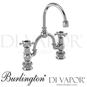 Burlington BIR28 BLA Birkenhead 2 Tap Hole Regent Arch Mixer with Curved Spout (230mm Centres) Spare Parts