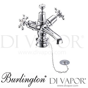 Burlington BIR5 Birkenhead Regent Basin Mixer Tap with Plug & Chain Waste Spare Parts