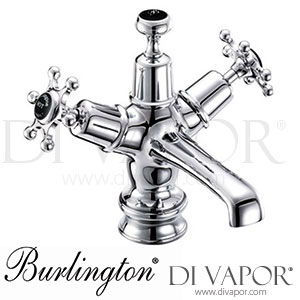 Burlington BIR6 BLA Birkenhead Regent Basin Mixer Tap with Click-Clack Waste Spare Parts