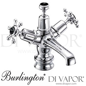 Burlington BIR6-QT BLA | BIR6 BLA-QT Birkenhead Regent Basin Mixer Tap with Click-Clack Waste Spare Parts