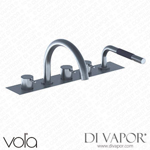 VOLA Two-Handle Mixer with Swivel Spout for Bath Filling and Mixer with Hand Shower (BK13) Spare Parts