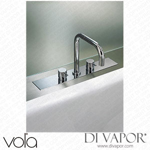 VOLA Two-Handle Mixer with Double Swivel Spout for Bath Filling (BK6) Spare Parts