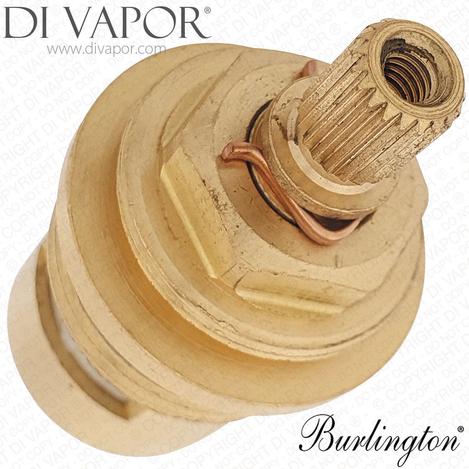 Burlington SP37 Shower On/Off Flow Valve (Top Cartridge)