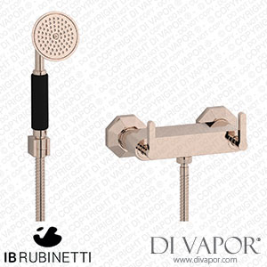 IB Rubinetti BL350RS Belmondo + Belmondo Elle Wall Mounted Shower Mixer with Shower Kit Spare Parts