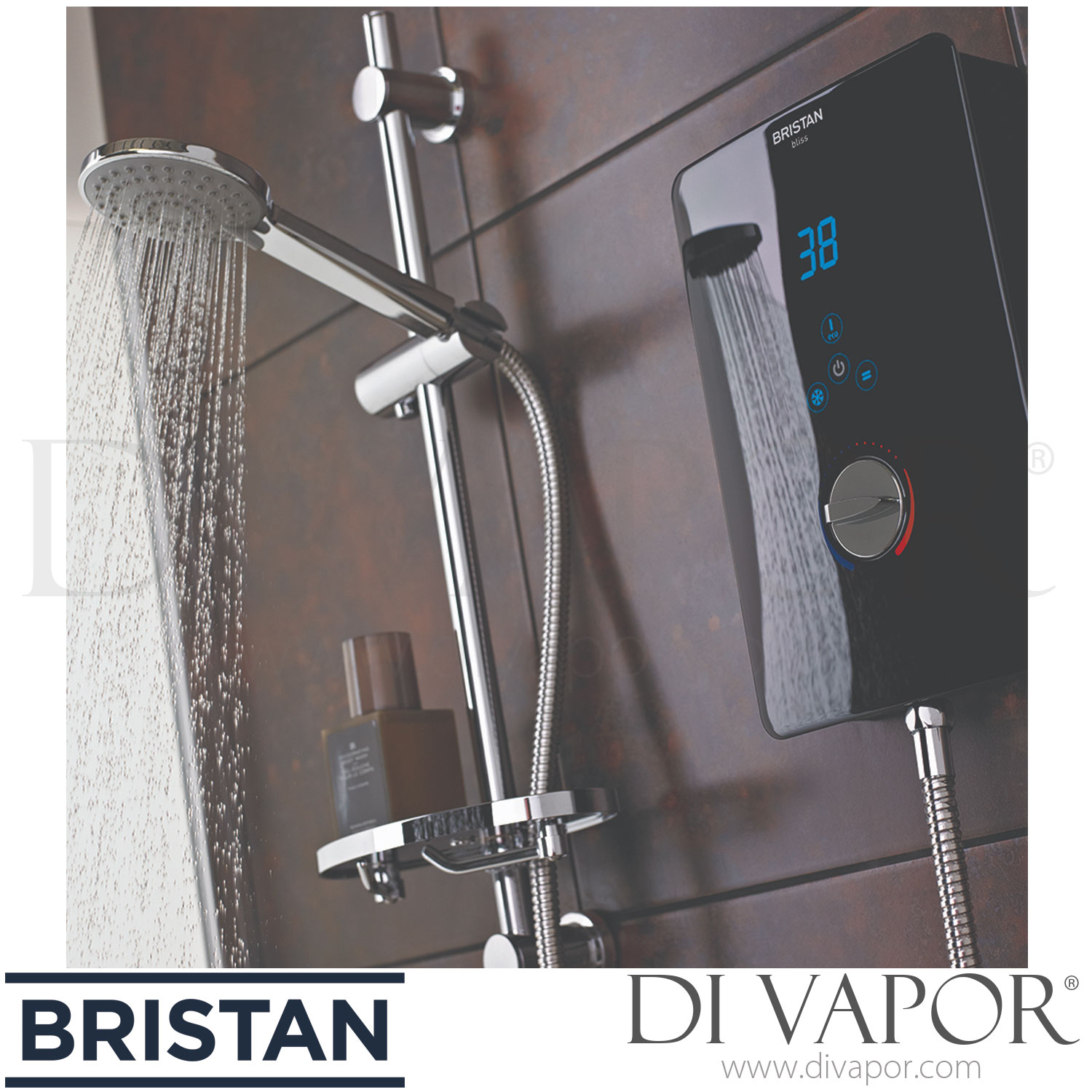 Bristan BL385 B Bliss Electric Shower 8.5kW Black Spare Parts
