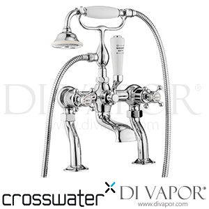 Crosswater BL422DC Belgravia Crosshead Bath Shower Mixer with Kit Spare Parts