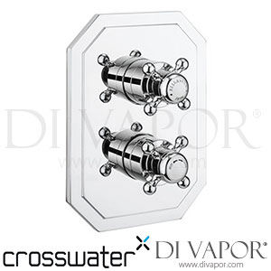 Crosswater BLCB2500LBPQ Belgravia 2500 Crossbox Finishing Kit Unlaquered Brass Shower Valve Spare Parts