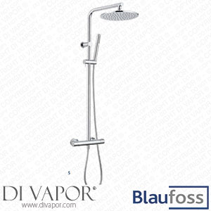 Blaufoss 37556 Olympic 250 Thermostatic Shower Set Chrome Spare Parts