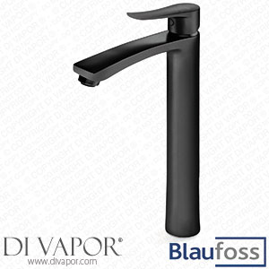 Blaufoss 65608 Lima Raised Washbasin Tap Matt Black Spare Parts