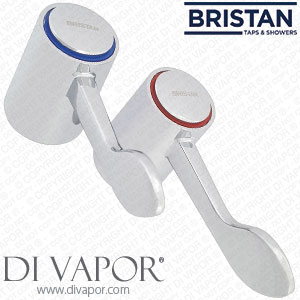 Bristan BLH18 Handle Assembly Pair for Commodity Lever 3IN Chrome