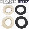 Bristan Gold Metal Backnuts with Washers